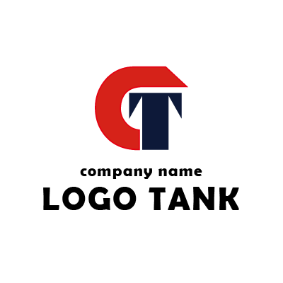 アルファベットtのロゴマーク ロゴタンク 企業 店舗ロゴ シンボル