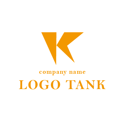 アルファベット〝K〟デザインロゴ