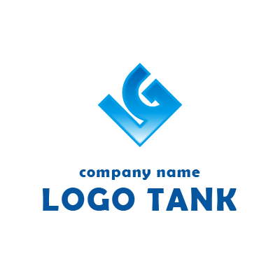 Lとgの組み合わせロゴマーク ロゴタンク 企業 店舗ロゴ シンボル