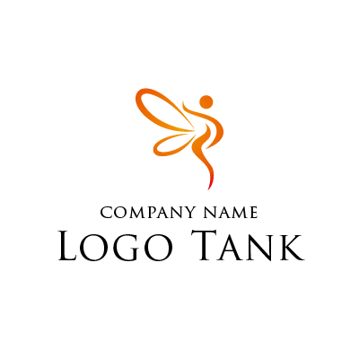 ヨーロピアンでエレガントな横向き蝶々 ロゴデザインの無料リクエスト ロゴタンク