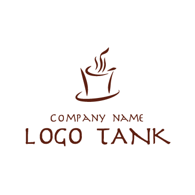 コーヒーカップをイメージしたロゴ
