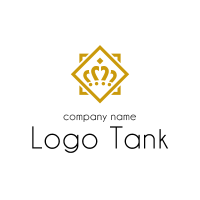 王冠のイラストロゴマーク ロゴタンク 企業 店舗ロゴ シンボルマーク格安作成販売