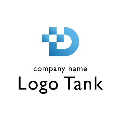アルファベットdのロゴマーク ロゴタンク 企業 店舗ロゴ シンボル