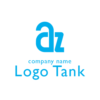 アルファベッドの“a”と“z”ロゴ