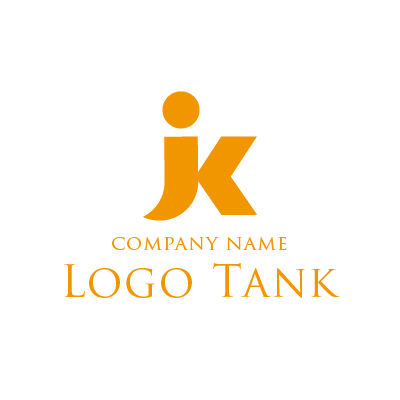 アルファベッドの“j”と“k”ロゴ