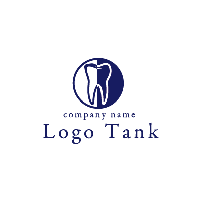 歯科医院のロゴマークで カッコイイ感じ ロゴデザインの無料リクエスト ロゴタンク