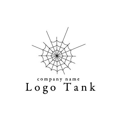 蜘蛛の巣のロゴ ロゴタンク 企業 店舗ロゴ シンボルマーク格安作成販売