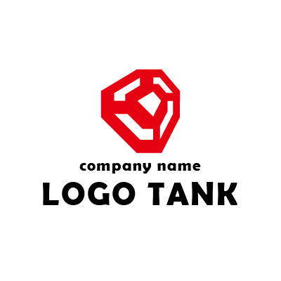 かっこいい図形のロゴマーク ロゴタンク 企業 店舗ロゴ シンボルマーク格安作成販売