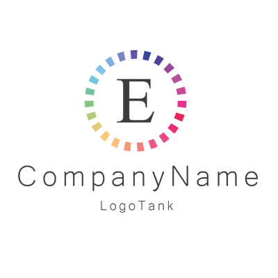 色んな・豊富・個性豊かをイメージした“E”ロゴ