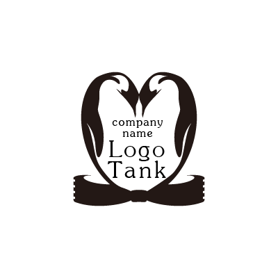 ペンギン 顔のみ のロゴ ロゴデザインの無料リクエスト ロゴタンク
