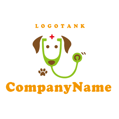 かわいらしい動物病院のロゴ 未設定,ロゴタンク,ロゴ,ロゴマーク,作成,制作