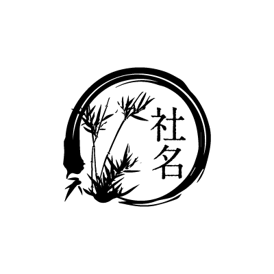竹をモチーフにしたロゴ