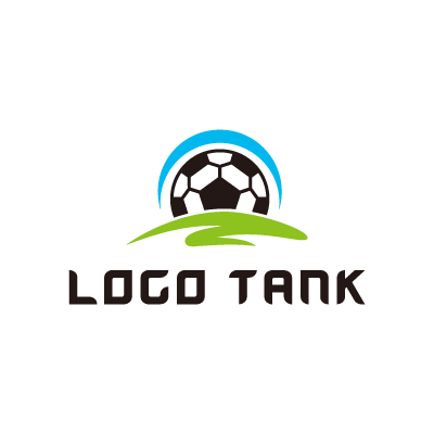 サッカーボールのロゴ