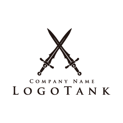 シンプルな剣のロゴ ロゴタンク 企業 店舗ロゴ シンボルマーク格安