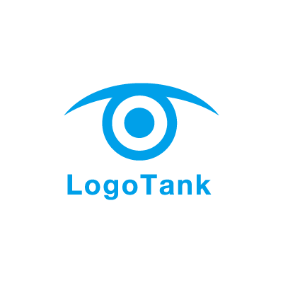 眼のアイコンロゴ ロゴタンク 企業 店舗ロゴ シンボルマーク格安作成販売