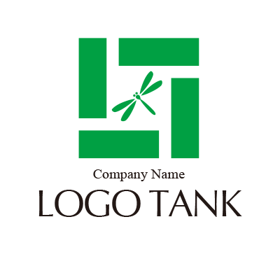 畳とトンボのロゴマーク ロゴタンク 企業 店舗ロゴ シンボルマーク格安作成販売