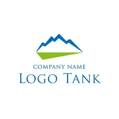 シンプルな山のロゴ 未設定,ロゴタンク,ロゴ,ロゴマーク,作成,制作