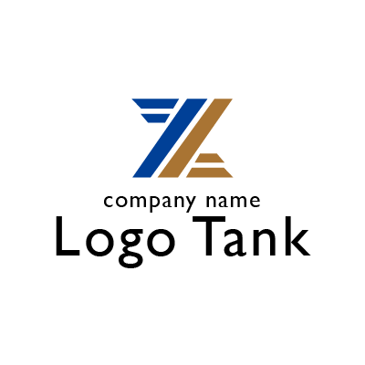 ２つのパーツを組み合わせた”Z”のロゴマーク 未設定,ロゴタンク,ロゴ,ロゴマーク,作成,制作