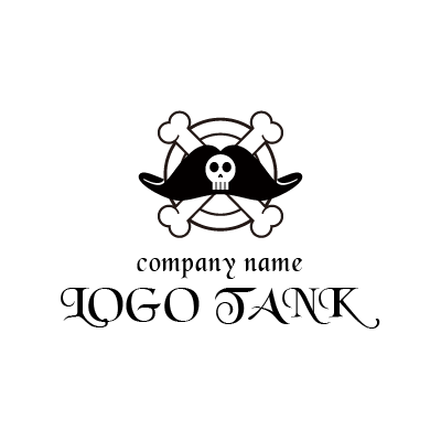 海賊風のロゴ ロゴタンク 企業 店舗ロゴ シンボルマーク格安作成販売