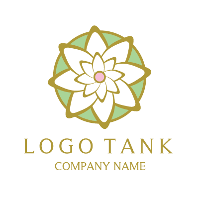 上から見た蓮（Lotus）のロゴ
