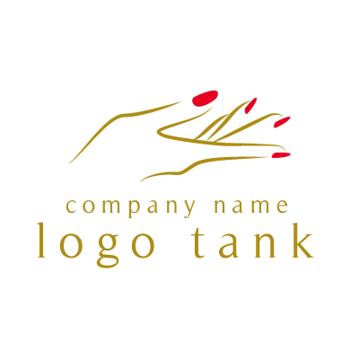 ネイルサロンのロゴマーク ロゴデザインの無料リクエスト ロゴタンク