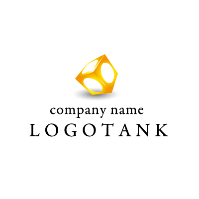 ユニークなボックスのロゴマーク ロゴタンク 企業 店舗ロゴ シンボルマーク格安作成販売