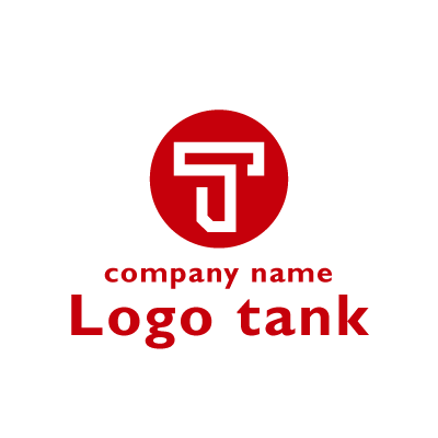 “Ｔ”or“Ｊ”を図形化したロゴ