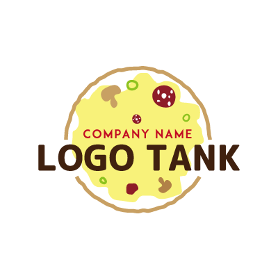 ピザ屋さんのロゴ ロゴタンク 企業 店舗ロゴ シンボルマーク格安作成販売