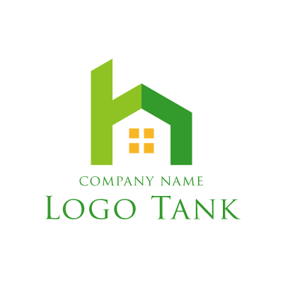 シンプルなお家ロゴ