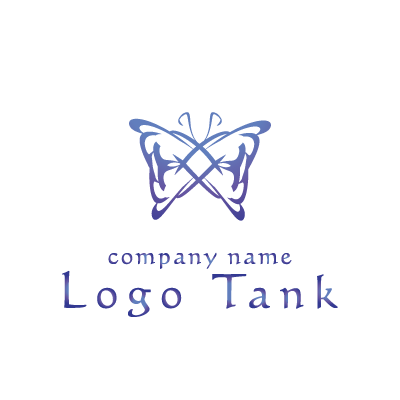 アゲハ蝶のロゴ ロゴタンク 企業 店舗ロゴ シンボルマーク格安作成販売