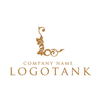 エレガントなlのロゴ ロゴタンク 企業 店舗ロゴ シンボルマーク格安作成販売