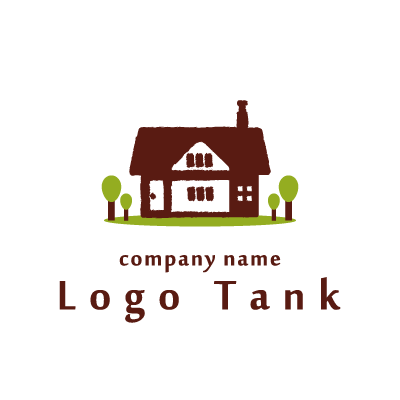 外国の田舎町風ロゴ ロゴデザインの無料リクエスト ロゴタンク