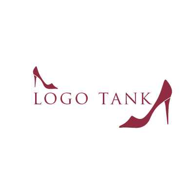 ハイヒール 靴 がモチーフのしたシンプルで上品なロゴ ロゴタンク 企業 店舗ロゴ シンボルマーク格安作成販売