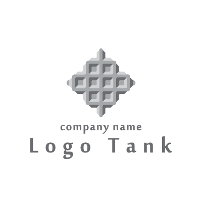 凹凸の模様ロゴ ロゴタンク 企業 店舗ロゴ シンボルマーク格安作成販売