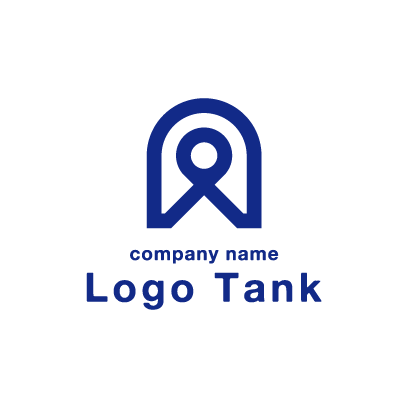 シンプルな形状の抽象的なロゴ ロゴタンク 企業 店舗ロゴ シンボルマーク格安作成販売