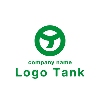 シンプルなサークル型のロゴ