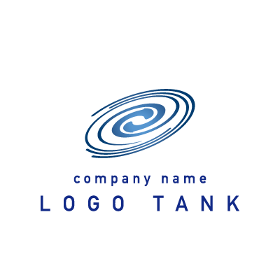 台風の目の様な渦巻きロゴ ロゴタンク 企業 店舗ロゴ シンボルマーク格安作成販売