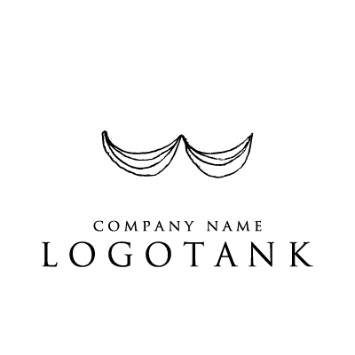 手書き風のひげ型ロゴ ロゴタンク 企業 店舗ロゴ シンボルマーク格安作成販売