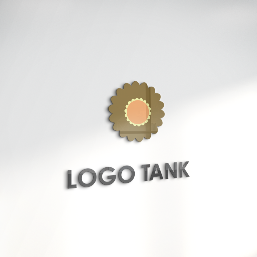 ボタンのロゴ バッジ / かわいい / ボタン /,ロゴタンク,ロゴ,ロゴマーク,作成,制作