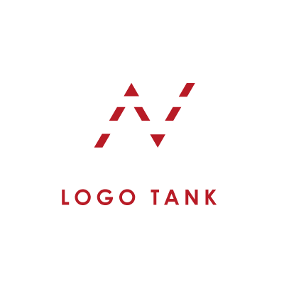 アルファベットnで縫い目をイメージしたロゴ ロゴタンク 企業 店舗ロゴ シンボルマーク格安作成販売