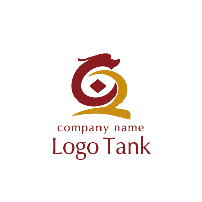 龍のロゴマーク ロゴタンク 企業 店舗ロゴ シンボルマーク格安作成販売