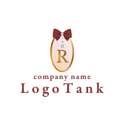 ボールドリボンロゴ ロゴタンク 企業 店舗ロゴ シンボルマーク格安作成販売