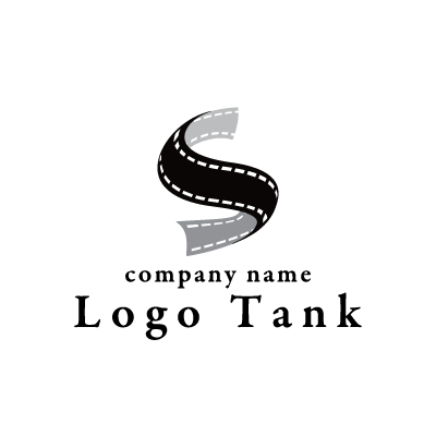 映画フィルムのネガをテーマにしたロゴ ロゴタンク 企業 店舗ロゴ シンボルマーク格安作成販売