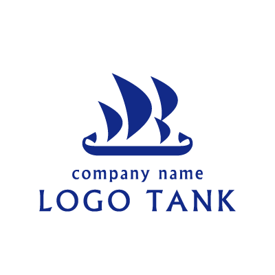 船の錨のシンプルなロゴ ロゴデザインの無料リクエスト ロゴタンク