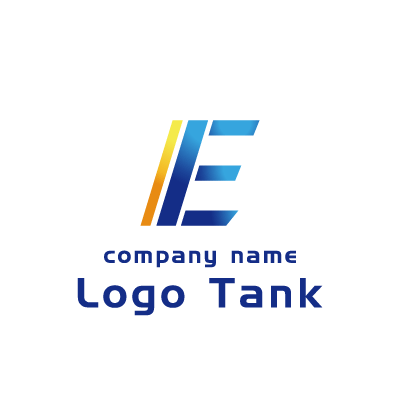 シンプルなEのロゴ