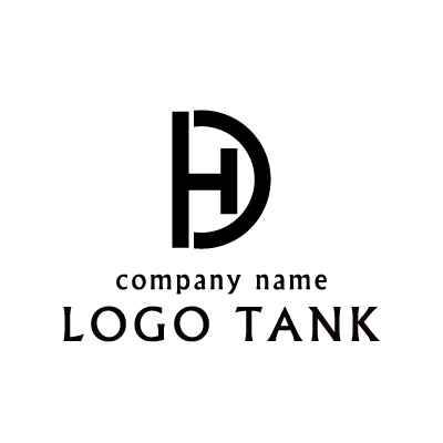 Hとdがモチーフのモダンロゴ ロゴタンク 企業 店舗ロゴ シンボル