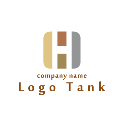 モダンカラー「H」ロゴ