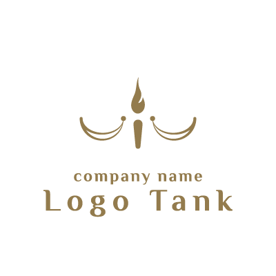 数字の11をモチーフにしたキャンドルのロゴ ロゴデザインの無料リクエスト ロゴタンク