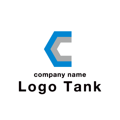 角ばった形の「C」ロゴ