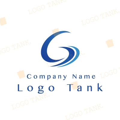 Gの文字がモチーフなロゴ